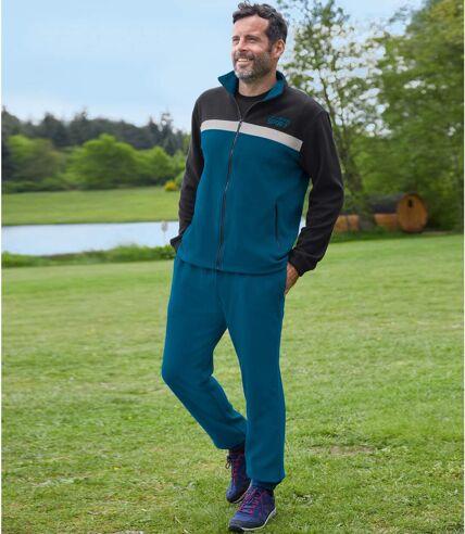 Men's Blue Fleece Tracksuit  