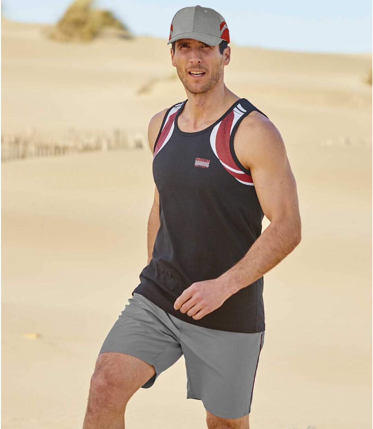 Sada 2 šortek Sunny Sport z mikrovlákna Atlas For Men