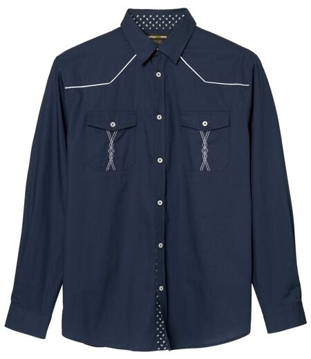 La Chemise Popeline Marine Country