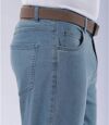 Modré strečové džínsy Regular Atlas For Men