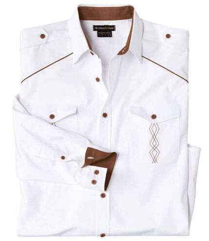 Men's White Pilot Shirt