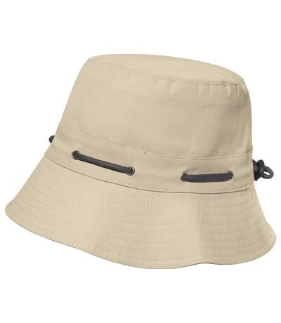 Reversible Bucket Hat - Beige Light Gray