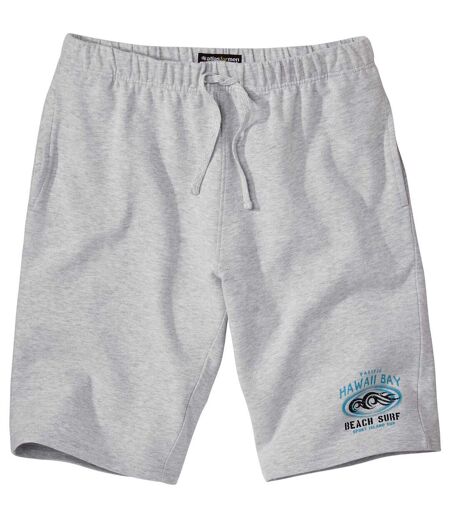 Men's Grey Brushed Fleece Shorts