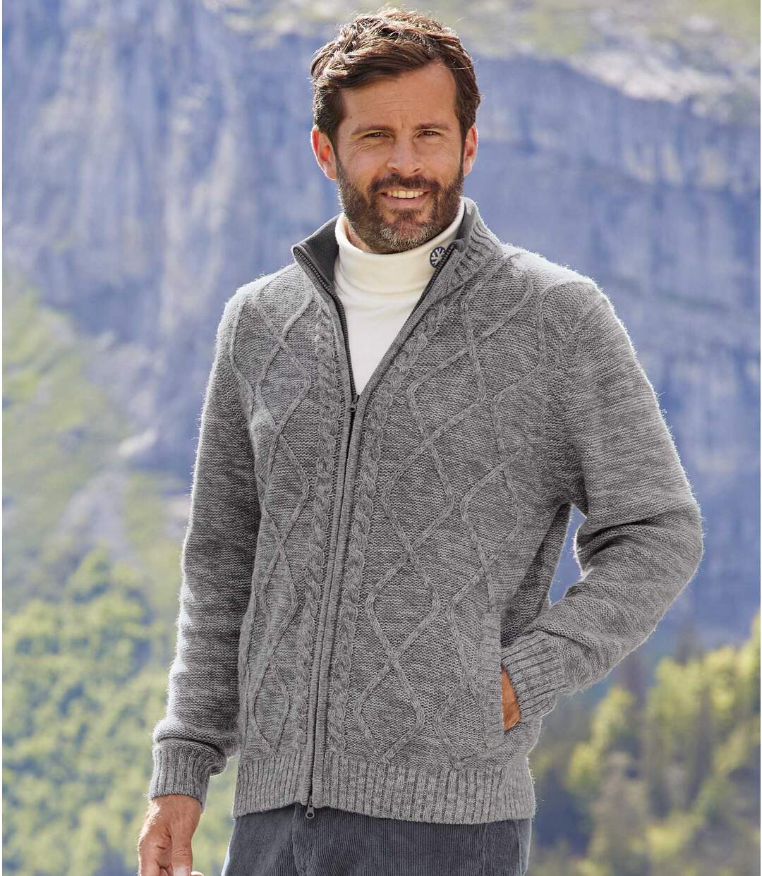 Pletený sveter Winter Atlas For Men