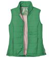 Women's Green Full Zip Padded Vest - Water-Repellent  Atlas For Men