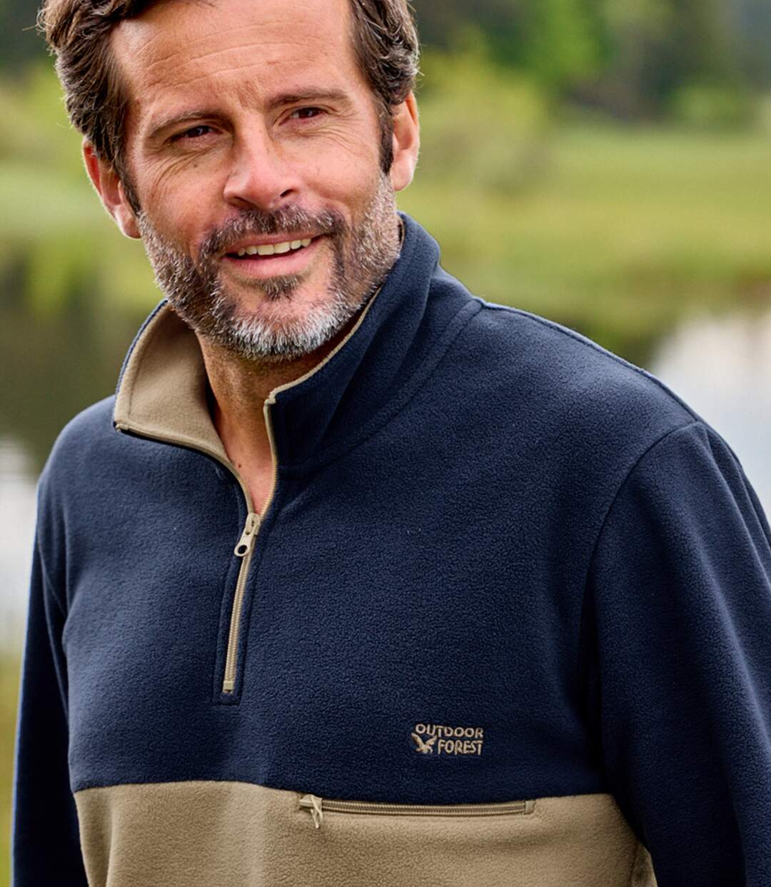 Men's Sporty Fleece Jumper-3