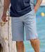 Comfortabele stretch chino-bermuda-4