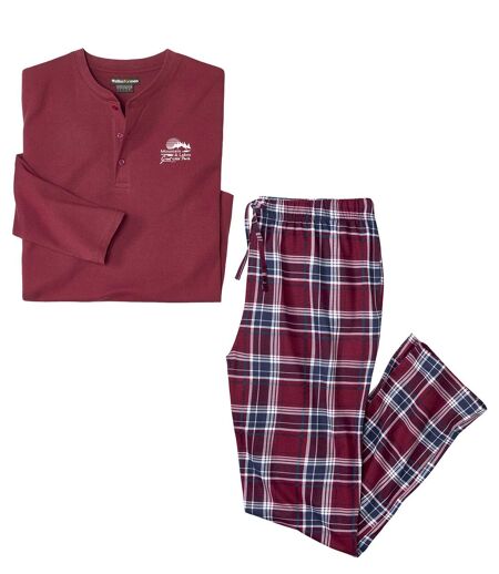 Le Pyjashort en Coton Col Boutonné