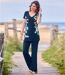 Women's Navy Casual Pants