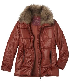 Manteau Femme Hiver Long – Doudoune à Capuche Fourrure, Ceinture, Coupe-vent, Parka épaisse Pour Grand Froid
