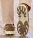 Men's Brown Elasticated Moccasins