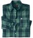 La Chemise Popeline Manches Longues à Carreaux-2