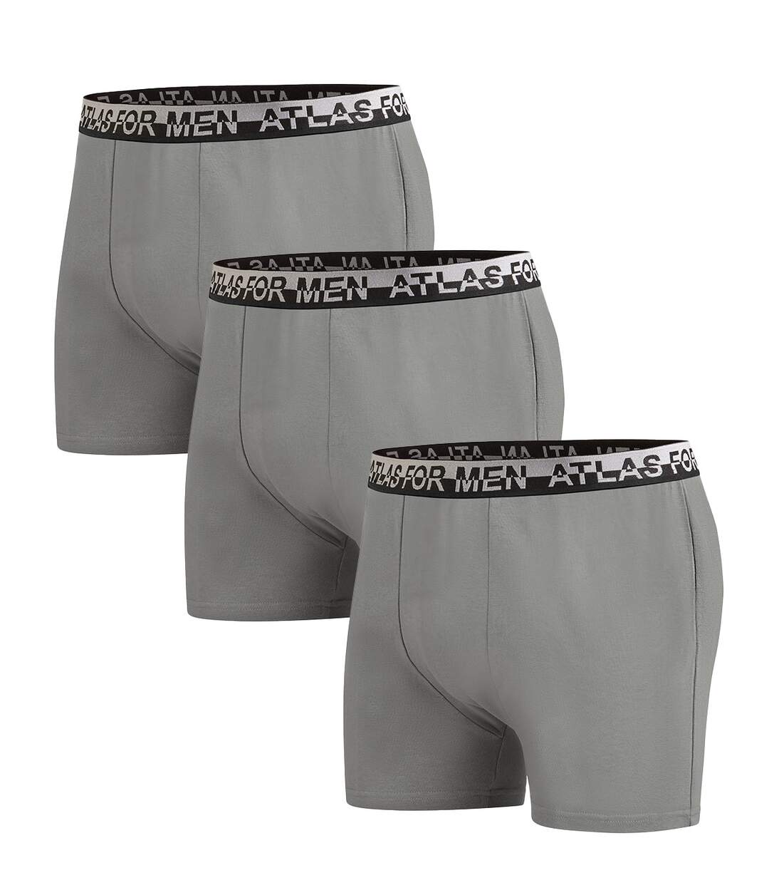 3er-Pack einfarbige Boxershorts-3