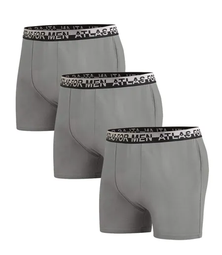 3er-Pack einfarbige Boxershorts