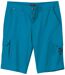 Men's Blue Microcanvas Cargo Shorts 