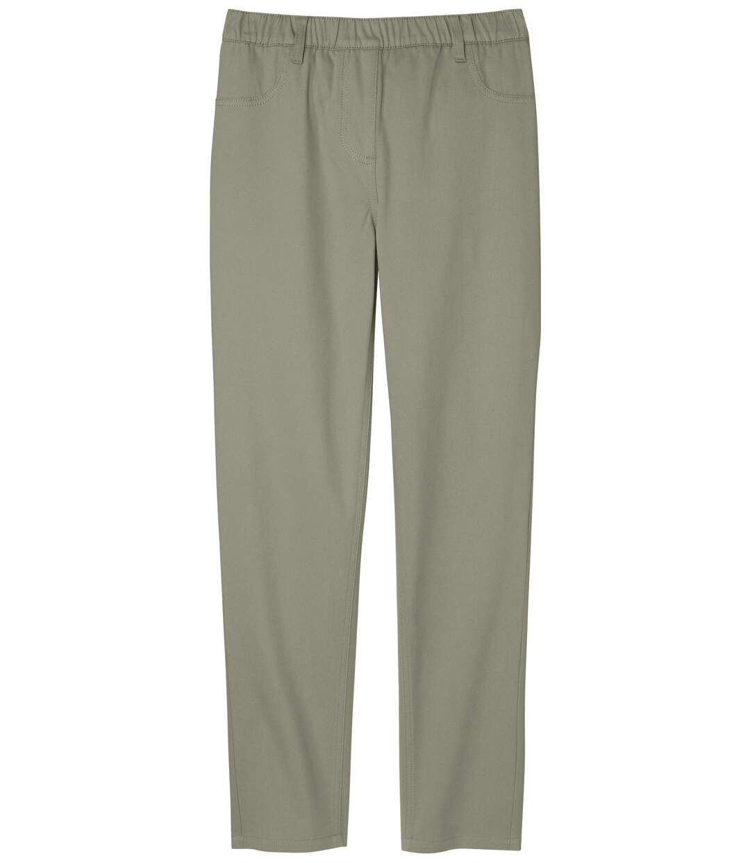 Pantalon Tregging en Twill Stretch-3