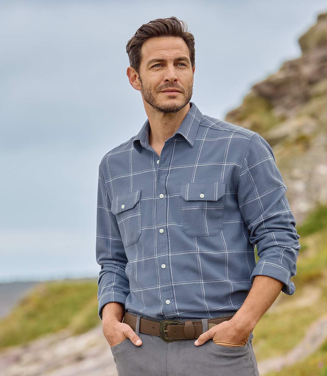 La Chemise Flanelle à Carreaux Coton-4