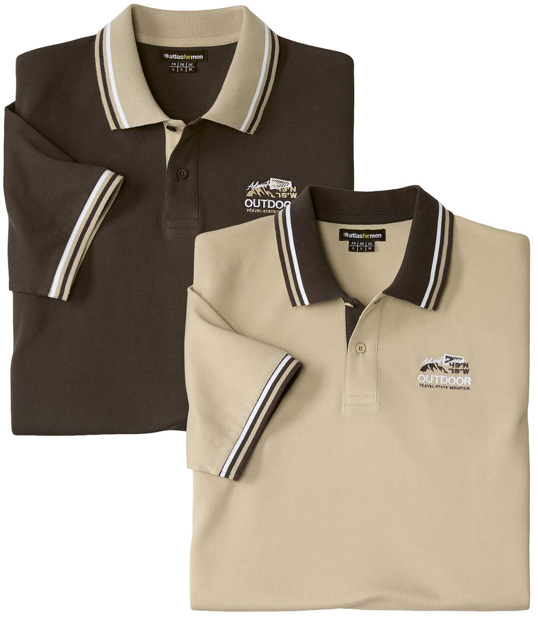 2er-Pack Poloshirts in Piqué-Qualität-2