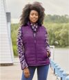 Women's Purple Puffer Vest Atlas For Men