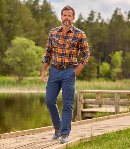 Kockás flaneling