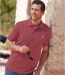 Pack of 3 Men's Voyage Polo Shirts - Blue White Coral
