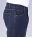 Dunkelblaue Regular-Jeans