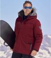 Men's Parka with Detachable Faux-Fur Hood Atlas For Men
