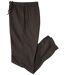 Men's Anthracite Jersey Lounge Trousers - Elasticated Waist