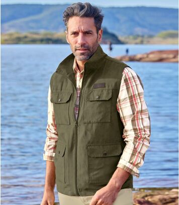 Gilet Suédine Sans Manches Aventurier