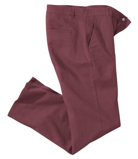 Le Pantalon Chino Bordeaux