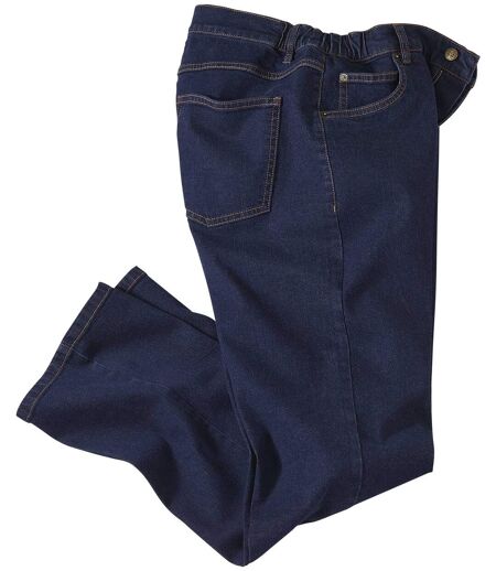 Strečové džíny s elastickým pasem 