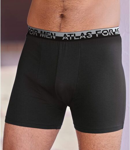 Lot de 6 Boxers Stretch Unis Atlas For Men 