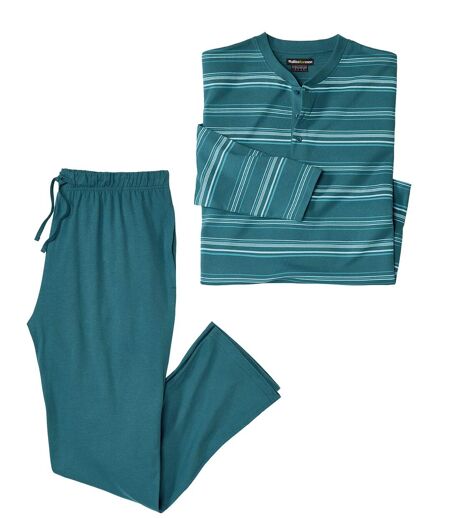 Le Pyjama Col Boutonné Rayé