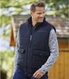 Men's Navy Multi-Pocket Vest - Water-Repellent  Atlas For Men