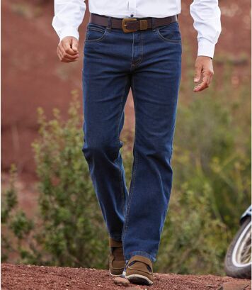 Jean Regular Stretch Confort Bleu Foncé