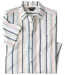 La Chemise Manches Courtes Rayée en Crépon-1