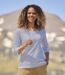 Le Lot de 2 Tee-Shirts Manches 3/4 Marinières-2