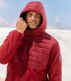 Men's Burgundy Softshell Padded Jacket Atlas For Men