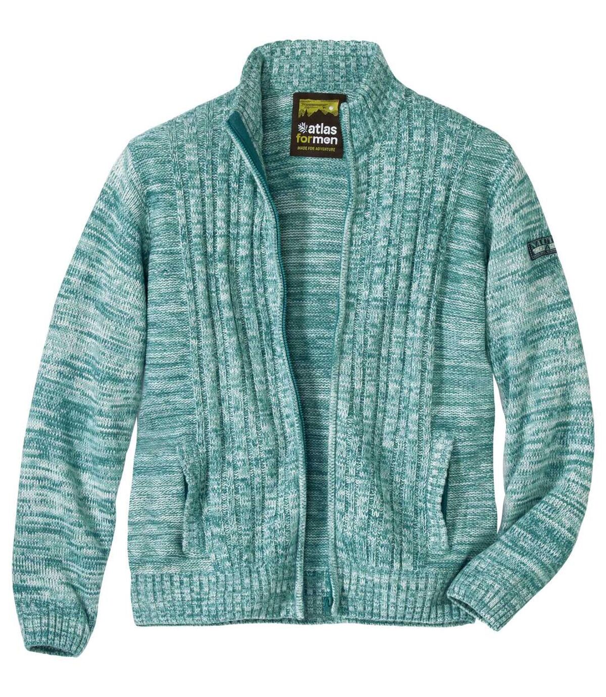Pletený sveter na zips Outdoor Atlas For Men
