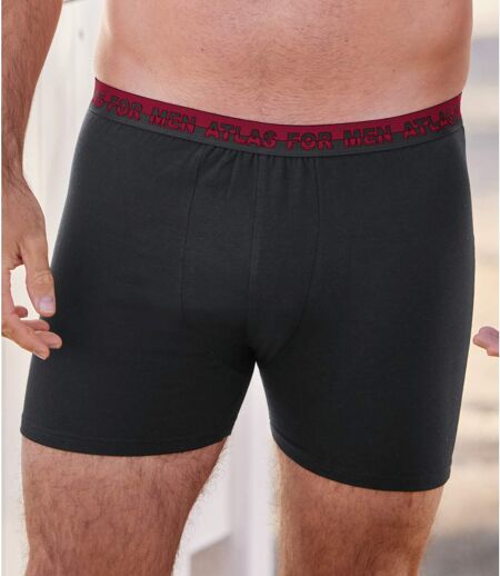 Lot de 6 Boxers Noirs