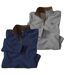 2er-Pack Pullover Country Western aus Microfleece