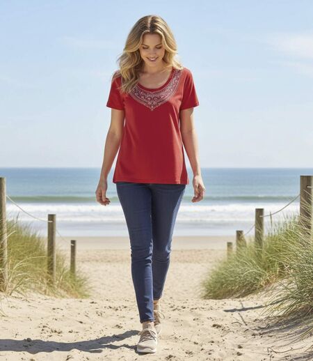 Le Lot de 2 Tee-Shirts Fantaisie