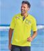 Lot de 2 Tee-Shirts Col Boutonné-2