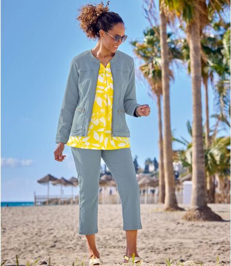 Pantalon Jegging 7/8e en Jean Stretch Estival 