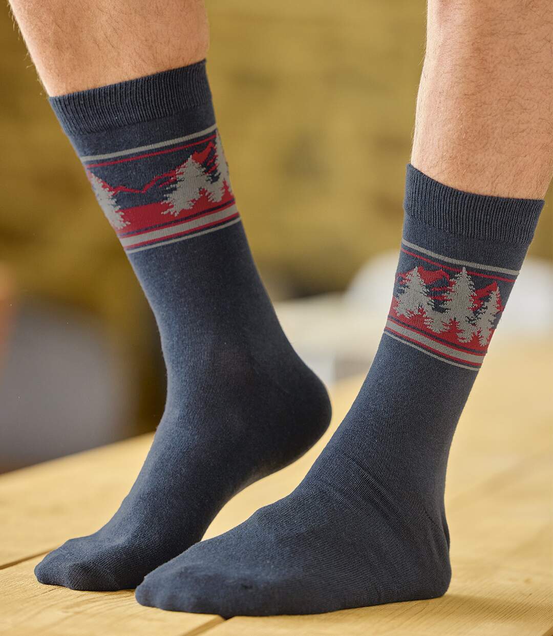 Le Lot de 4 Paires de Chaussettes de Ville-5