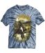T-Shirt im Batik-Look mit Adler-Motiv