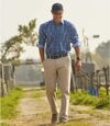 Chino-Hose aus Stretch-Twill Atlas For Men