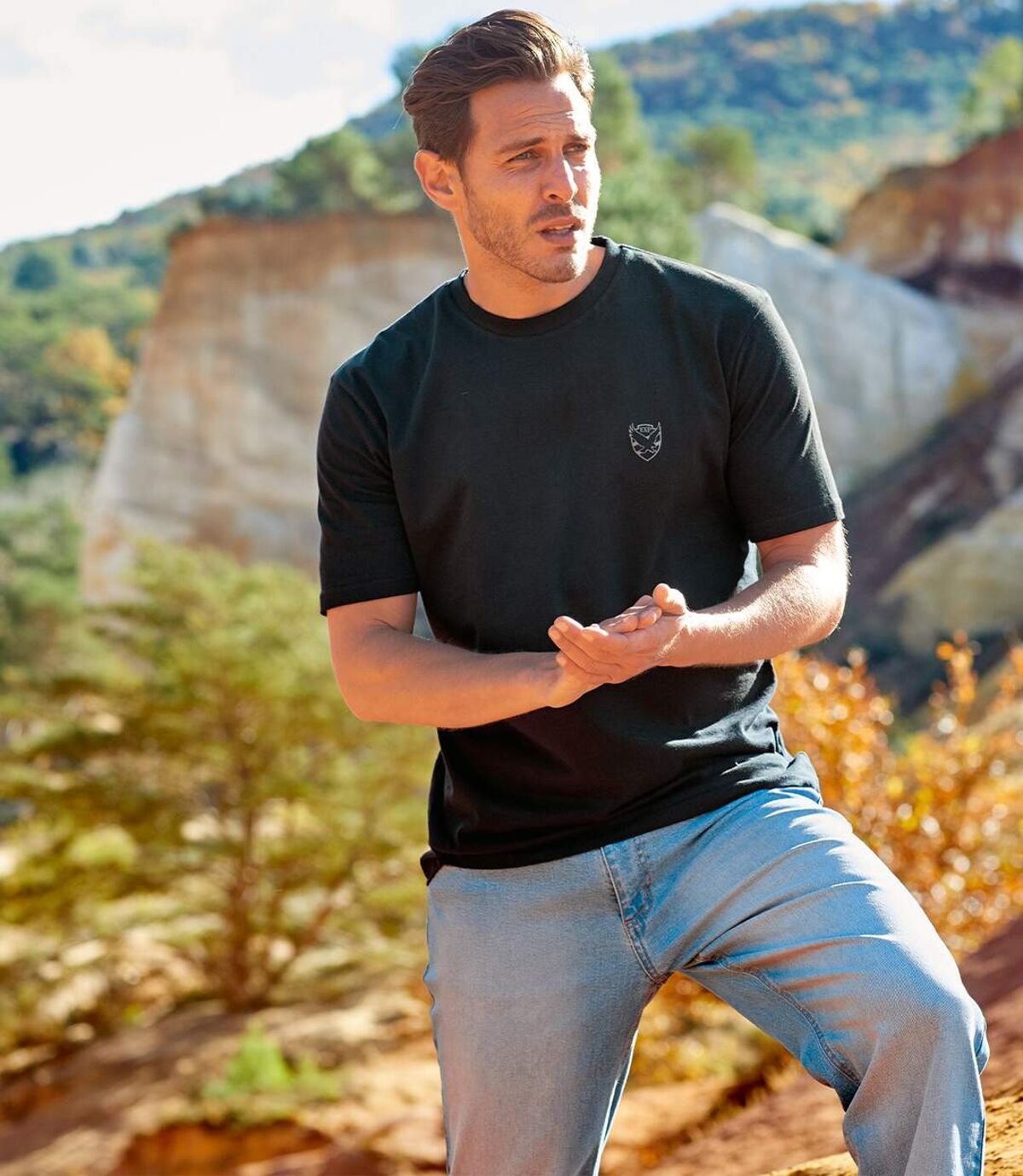 4er-Pack kurzärmelige T-Shirts Atlas For Men