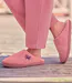 Les Chaussons Velours Broderie Papillon-3