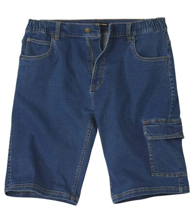 Bermuda Cargo Jean Stretch Confort